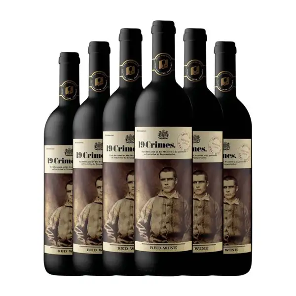 19 Crimes Blend — Mezcla Crianza 75 cl Vino Tinto (Caja de 6 unidades)