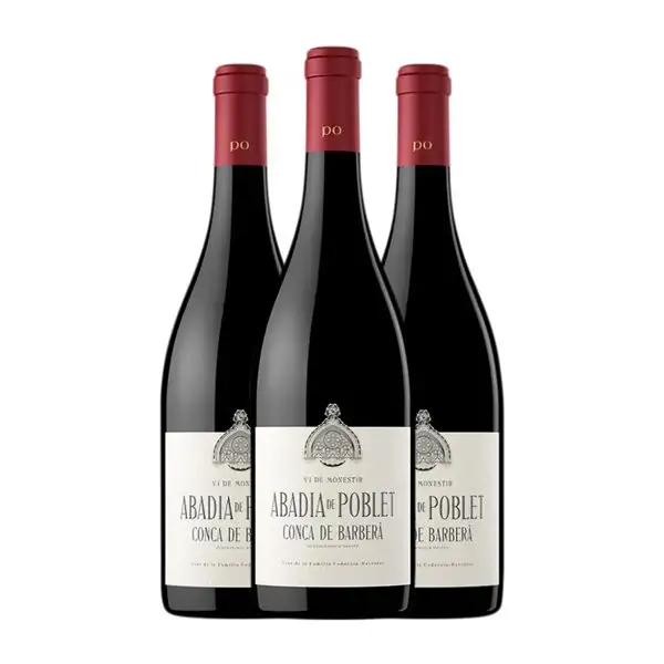 Abadia de Poblet Conca de Barberà Crianza 75 cl Vino Tinto (Caja de 3 unidades)