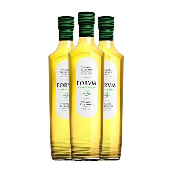 Vinagre Augustus Forum 3 Soleras Chardonnay Penedès Balsámico 1 L (Caja de 3 unidades)