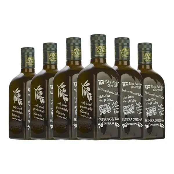 Aceite de Oliva Veá Arbequina AOVE Virgen Extra Botellín 25 cl (Caja de 6 unidades)