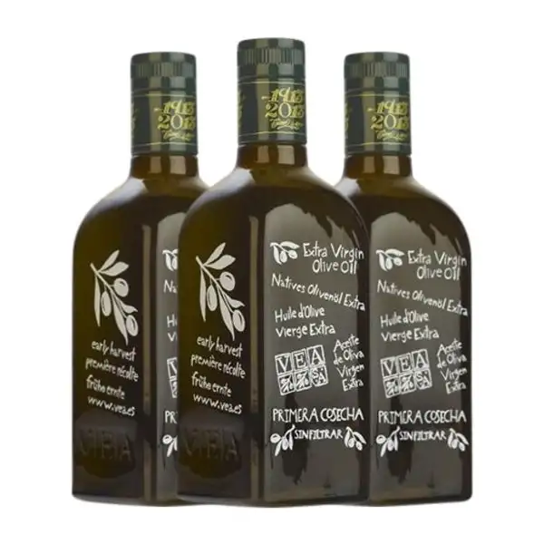 Aceite de Oliva Veá Arbequina AOVE Virgen Extra Botella Medium 50 cl (Caja de 3 unidades)