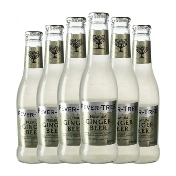Refrescos Fever-Tree Botellín 20 cl Ginger Beer (Caja de 6 unidades)