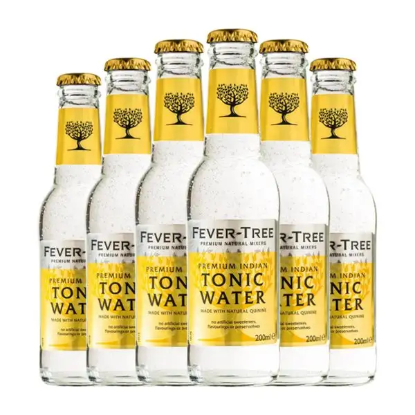 Refrescos Fever-Tree Indian Botellín 20 cl Tonic Water — Tónica (Caja de 6 unidades)