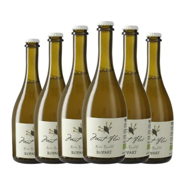 Refrescos Llopart Most Flor Xarel·lo Botella Medium 50 cl Mosto Sin Alcohol (Caja de 6 unidades)