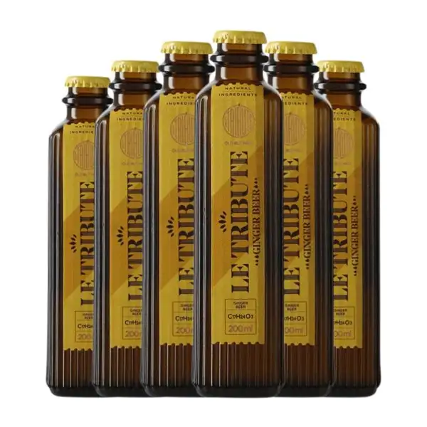 Refrescos MG Le Tribute Botellín 20 cl Ginger Beer (Caja de 6 unidades)