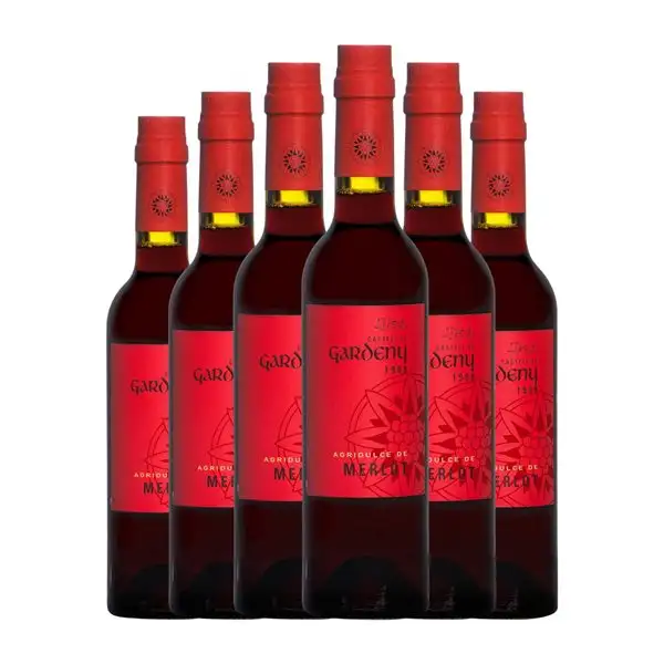 Vinagre Castell Gardeny Merlot Media Botella 37 cl Agridulce (Caja de 6 unidades)