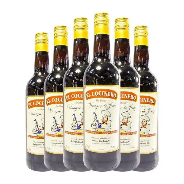 Vinagre Dios Baco El Cocinero 75 cl (Caja de 6 unidades)