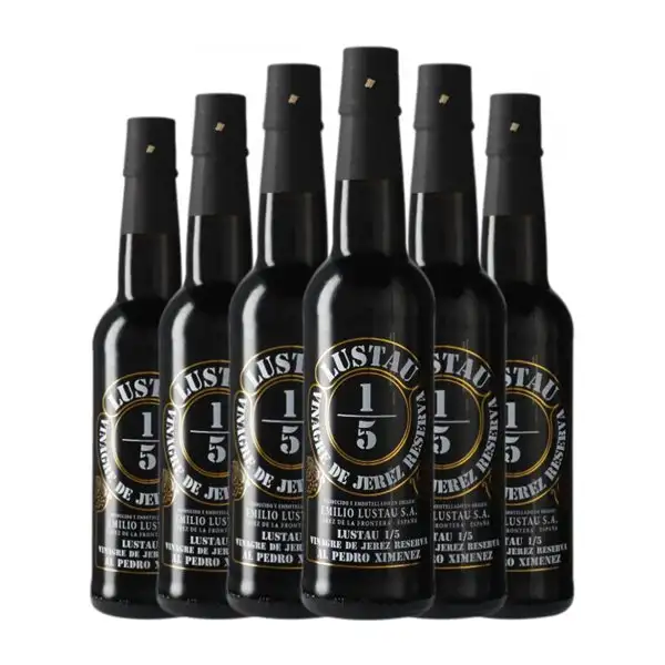 Vinagre Lustau 1/5 Pedro Ximénez Jerez-Xérès-Sherry Reserva Media Botella 37 cl (Caja de 6 unidades)