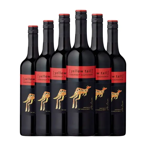 Yellow Tail Cabernet Sauvignon 75 cl Vino Tinto (Caja de 6 unidades)