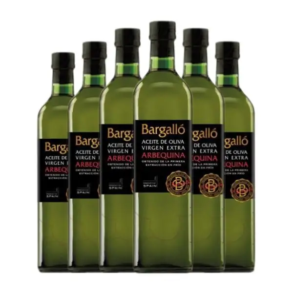Aceite de Oliva Bargalló Arbequina AOVE Virgen Extra Botella Medium 50 cl (Caja de 6 unidades)