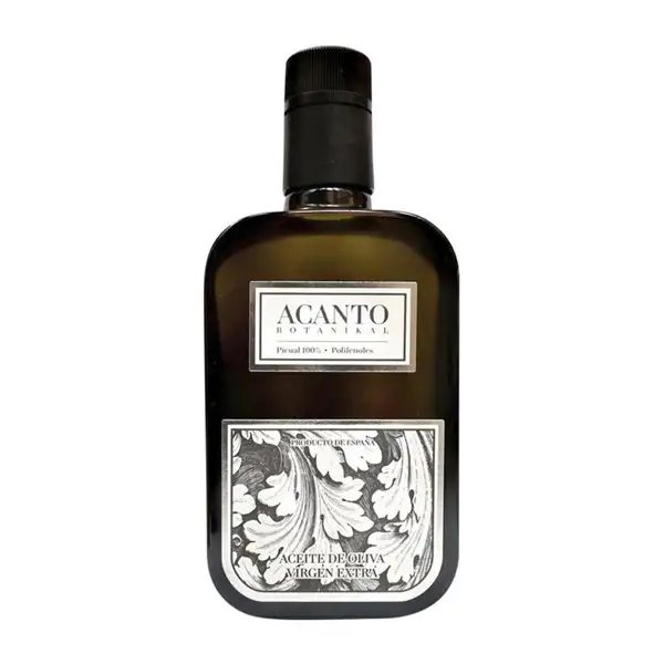 Aceite de Oliva Acanto Botanikal Picual AOVE Virgen Extra Botella Medium 50 cl