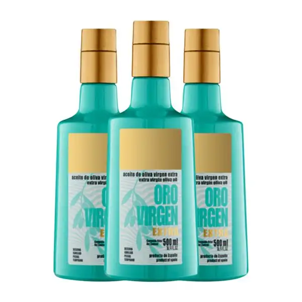 Aceite de Oliva Aceitex Picual Edición Oro, Cosecha Temprana, Verde, AOVE Virgen Extra Botella Medium 50 cl (Caja de 3 unidades)