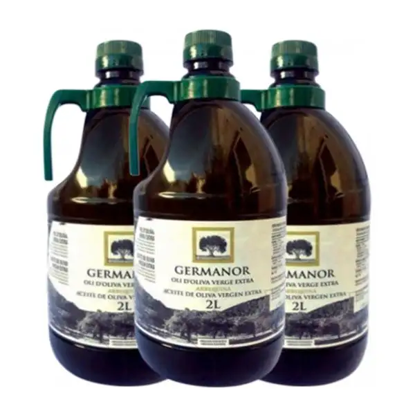Aceite de Oliva Actel Germanor AOVE Virgen Extra Garrafa 2 L (Caja de 3 unidades)