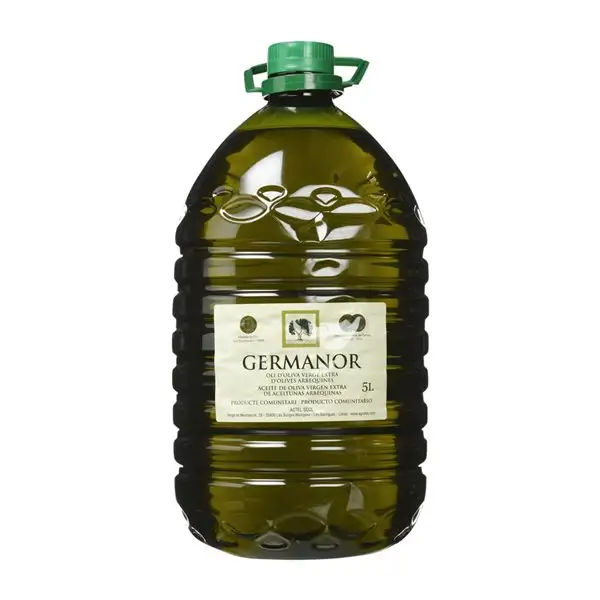 Aceite de Oliva Actel Germanor Arbequina AOVE Virgen Extra Garrafa 5 L PET