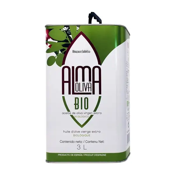 Aceite de Oliva Almazaras de la Subbética Almaoliva AOVE Virgen Extra Eco — Ecológico Lata Especial 3 L