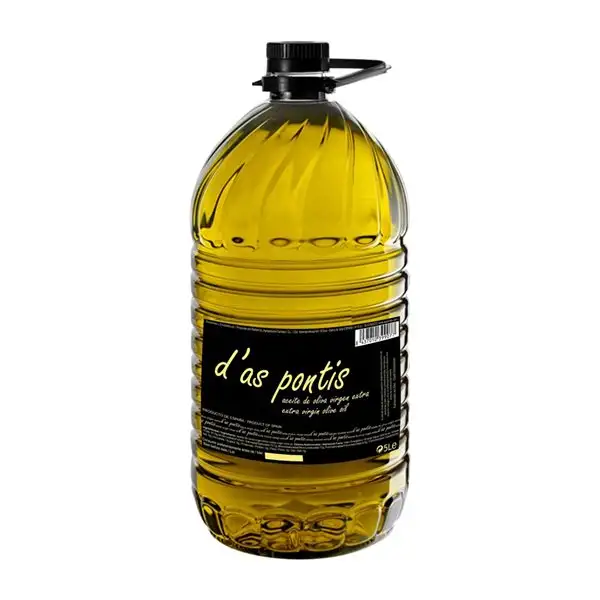 Aceite de Oliva As Pontis Vieiru Manzanilla Gata-Hurdes AOVE Virgen Extra Garrafa 5 L PET