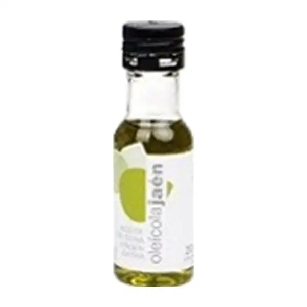 Aceite de Oliva Caja de 100 unidades Oleícola Jaén Picual Botellín Miniatura 2 cl PET