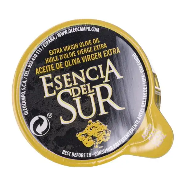 Aceite de Oliva Caja de 100 unidades Oleocampo Esencia del Sur Picual Cápsulas Monodosis, AOVE Virgen Extra 2 cl
