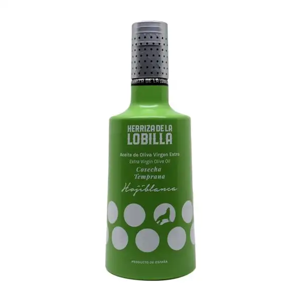 Aceite de Oliva Herriza de la Lobilla Hojiblanca AOVE Virgen Extra Botella Medium 50 cl