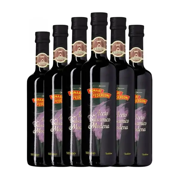 Vinagre Monari Federzoni Modena Balsámico Botella Medium 50 cl (Caja de 6 unidades)