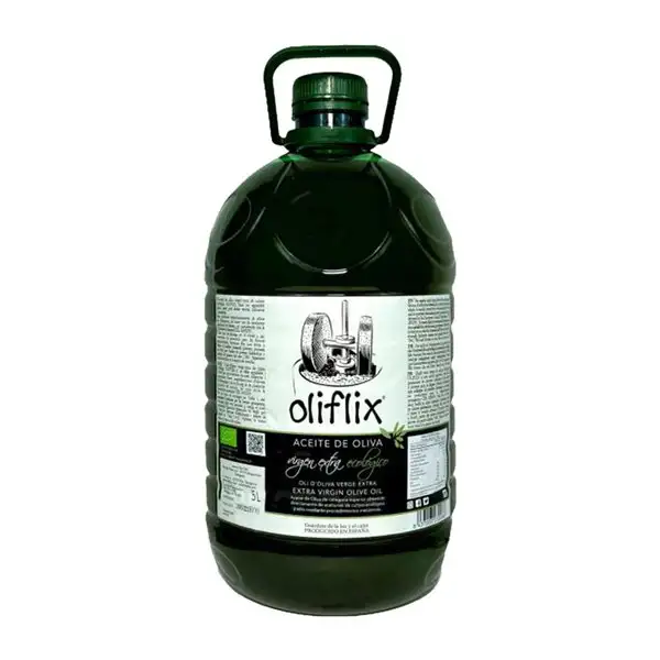 Aceite de Oliva Antonio Rey Solé Oliflix Arbequina AOVE Virgen Extra Bio — Biológico Garrafa 5 L PET
