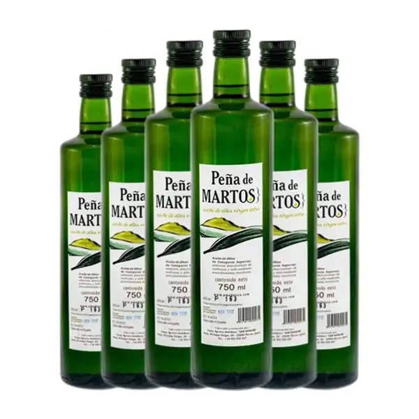 Aceite de Oliva San Amador Peña de Martos Picual Dórica, AOVE Virgen Extra 75 cl (Caja de 6 unidades)