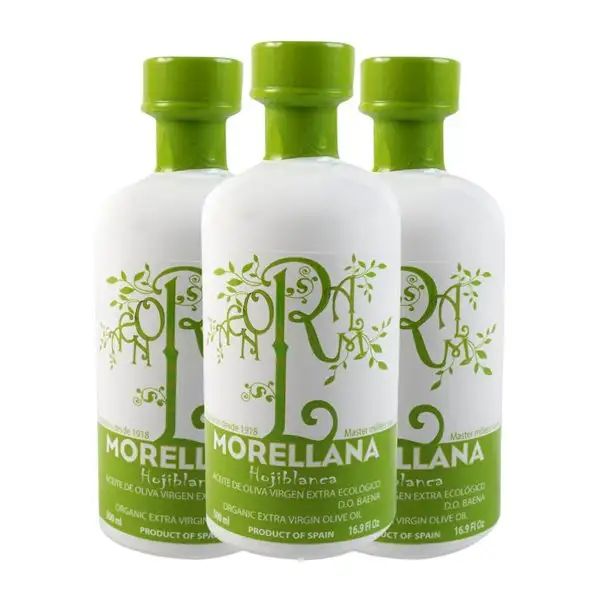 Aceite de Oliva Sucesores Hnos. López Morellana Hojiblanca Baena AOVE Virgen Extra Botella Medium 50 cl Vidrio (Caja de 3 unidades)
