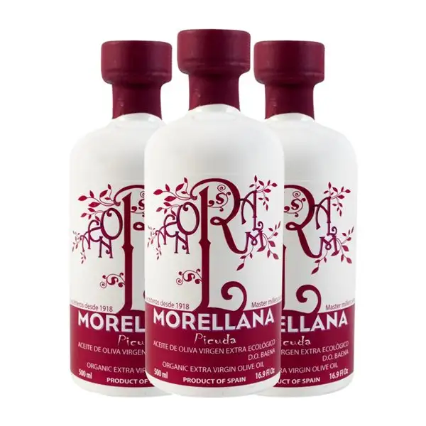 Aceite de Oliva Sucesores Hnos. López Morellana Picuda Baena AOVE Virgen Extra Botella Medium 50 cl Vidrio (Caja de 3 unidades)