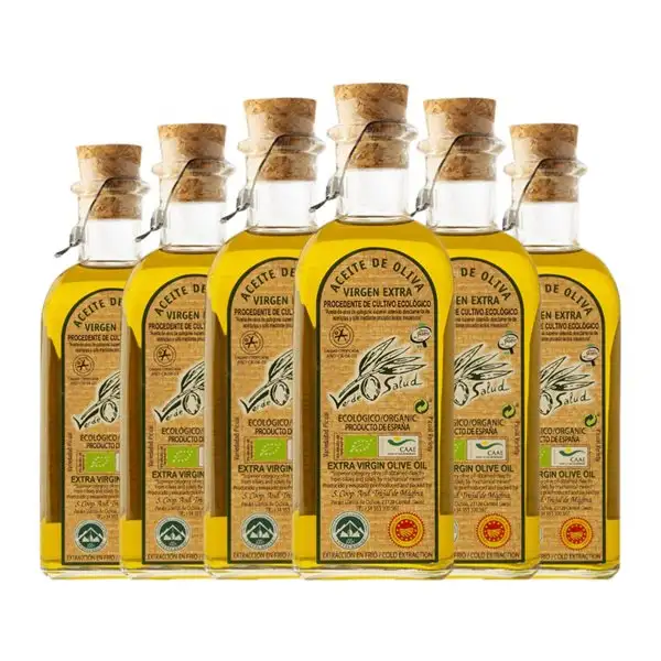 Aceite de Oliva Trujal de Mágina Verde Salud Picual Sierra Mágina Verde, AOVE Virgen Extra Eco — Ecológico Botella Medium 50 cl (Caja de 6 unidades)