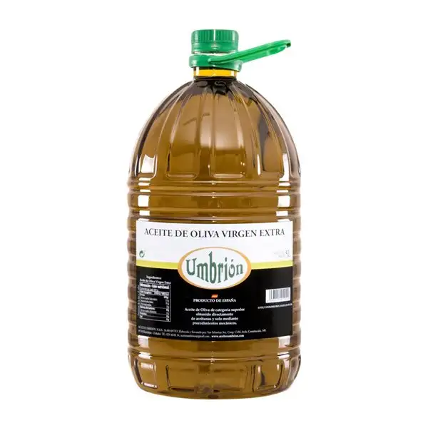 Aceite de Oliva Umbrión AOVE Virgen Extra Garrafa 5 L PET