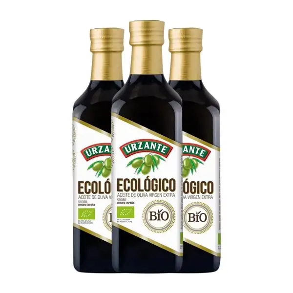 Aceite de Oliva Urzante AOVE Virgen Extra Eco — Ecológico Botella Medium 50 cl (Caja de 3 unidades)