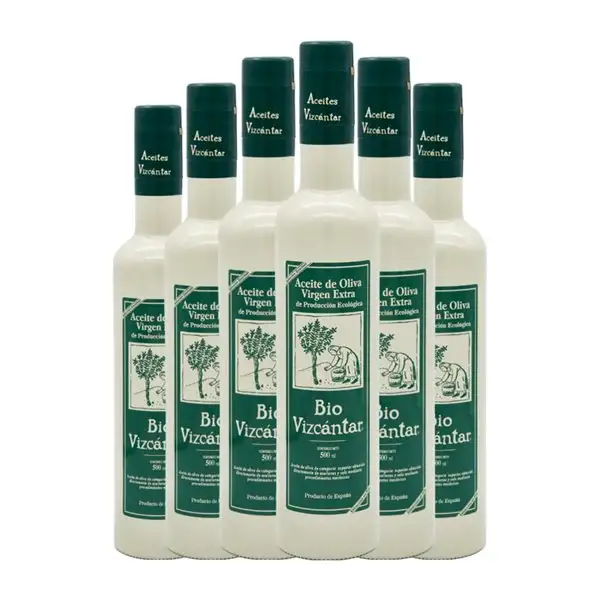 Aceite de Oliva Vizcántar Athena Vizcántar Priego de Córdoba AOVE Virgen Extra Bio — Biológico Botella Medium 50 cl (Caja de 6 unidades)
