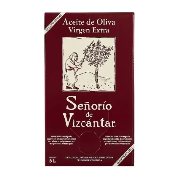Aceite de Oliva Vizcántar Señorío de Vizcántar Priego de Córdoba AOVE Virgen Extra Bag in Box 5 L