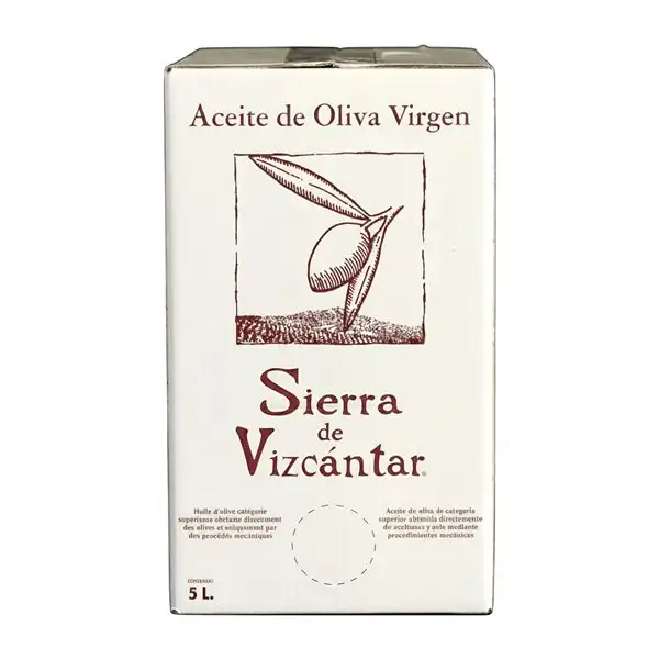 Aceite de Oliva Vizcántar Sierra Priego de Córdoba Virgen Bag in Box 5 L