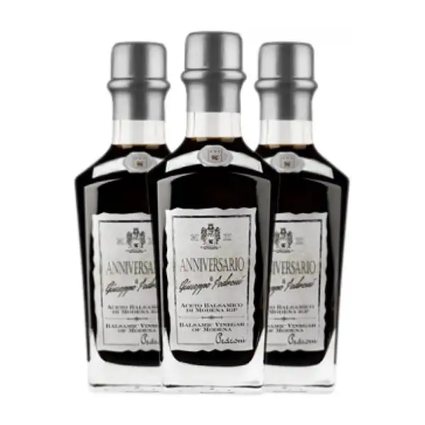 Vinagre Pedroni Trebbiano Special Anniversary Edition — Edición Especial Aniversario Botellín 25 cl (Caja de 3 unidades)