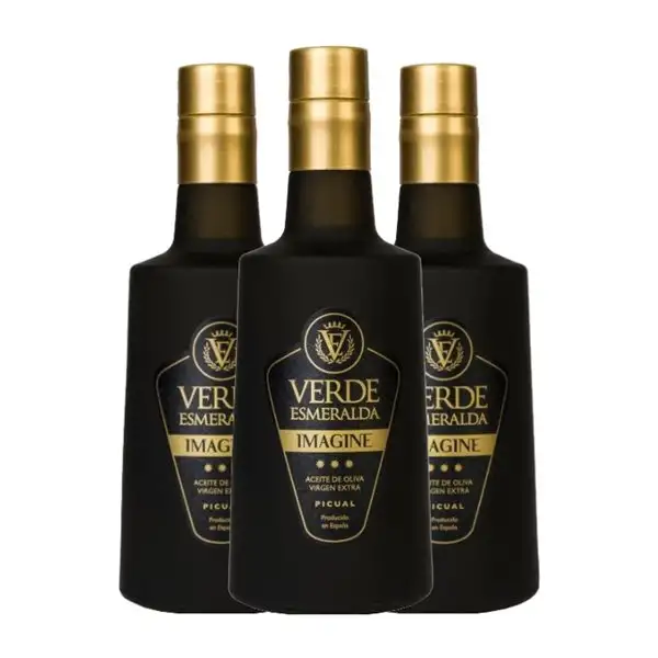 Aceite de Oliva Verde Esmeralda Imagine Picual AOVE Virgen Extra Botella Medium 50 cl