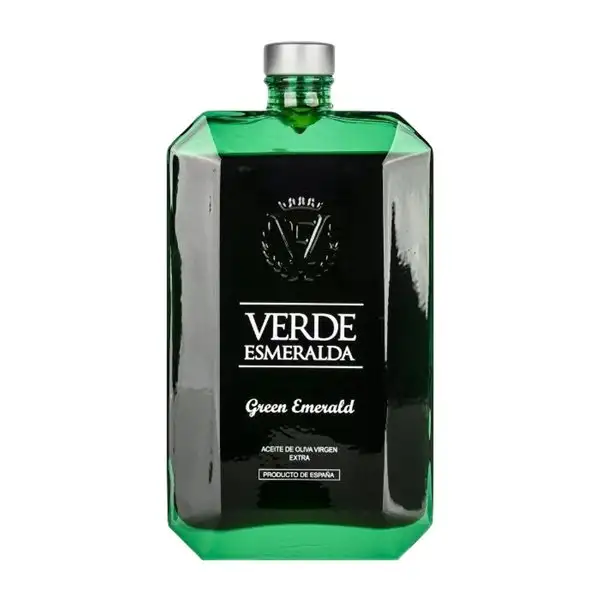 Aceite de Oliva Verde Esmeralda Emerald Picual Green — Edición Verde, Premium, AOVE Virgen Extra Botella Medium 50 cl