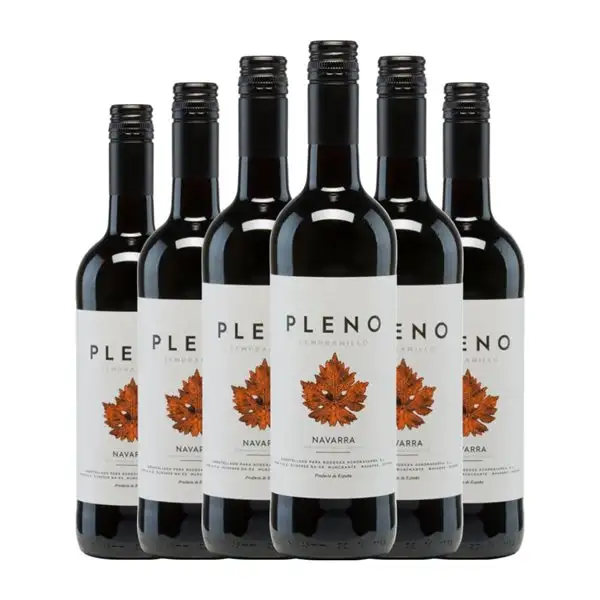 Agronavarra Pleno Tempranillo Navarra 75 cl Vino Tinto (Caja de 6 unidades)