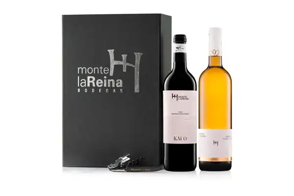 Estuche negro Monte la Reina Desafiante + Monte la Reina KM.0 + Abridor manual