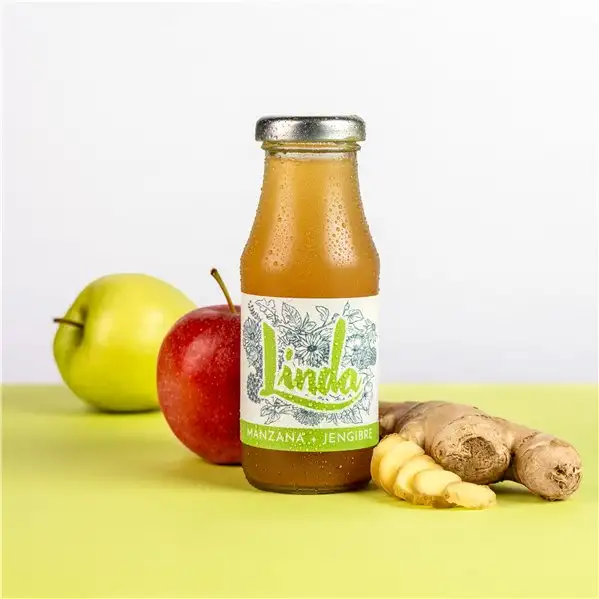 Zumo Linda Manzana + Jengibre BIO (12 unidades x 200 ml)