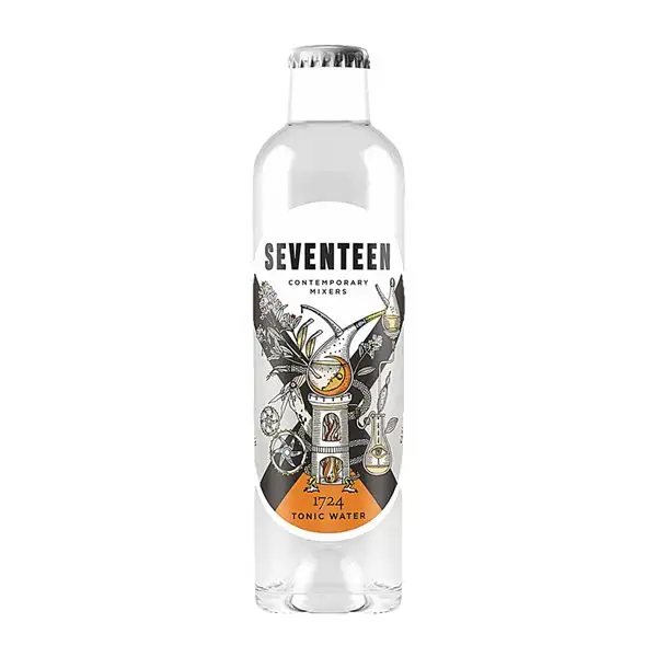 Refrescos Caja de 12 unidades Global Premium Seventeen 1724 Botellín 20 cl Tonic Water — Tónica