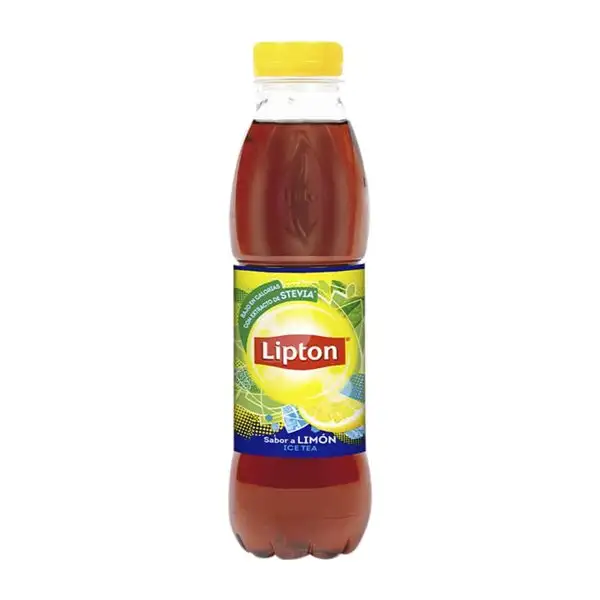 Refrescos Caja de 12 unidades Lipton Botella Medium 50 cl PET Limón, Tea — Té
