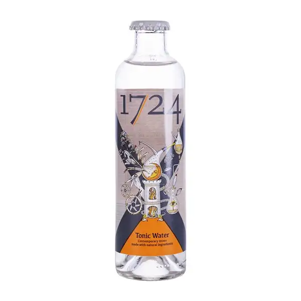 Refrescos Caja de 24 unidades Global Premium Seventeen 1724 Botellín 20 cl Tonic Water — Tónica