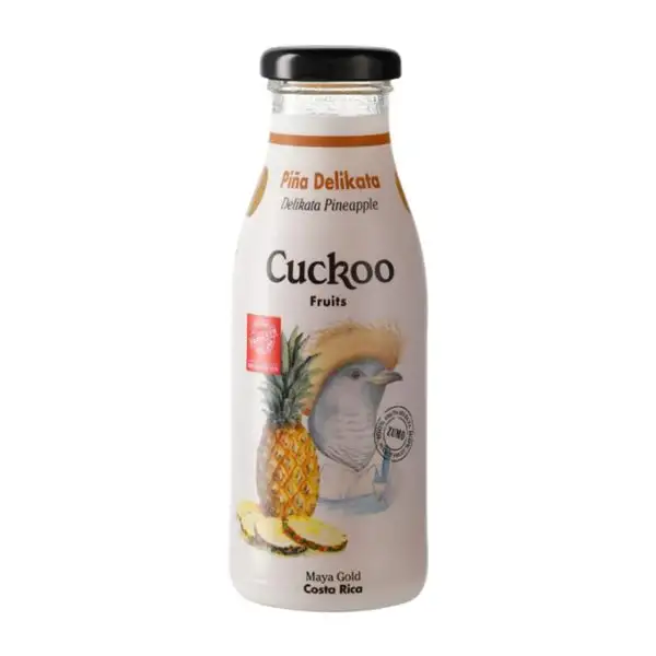 Refrescos Caja de 24 unidades Cuckoo Delikata Botellín 25 cl Piña