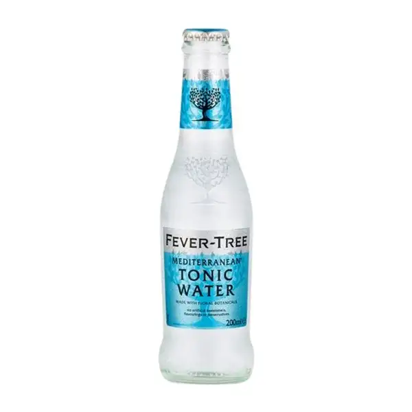 Refrescos Caja de 24 unidades Fever-Tree Mediterranean — Mediterránea Botellín 20 cl Tonic Water — Tónica