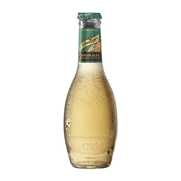 Refrescos Caja de 24 unidades Schweppes Premium Botellín 20 cl Ginger — Jengibre