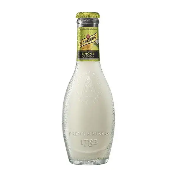 Refrescos Caja de 24 unidades Schweppes Premium Botellín 20 cl Limón, Quinina