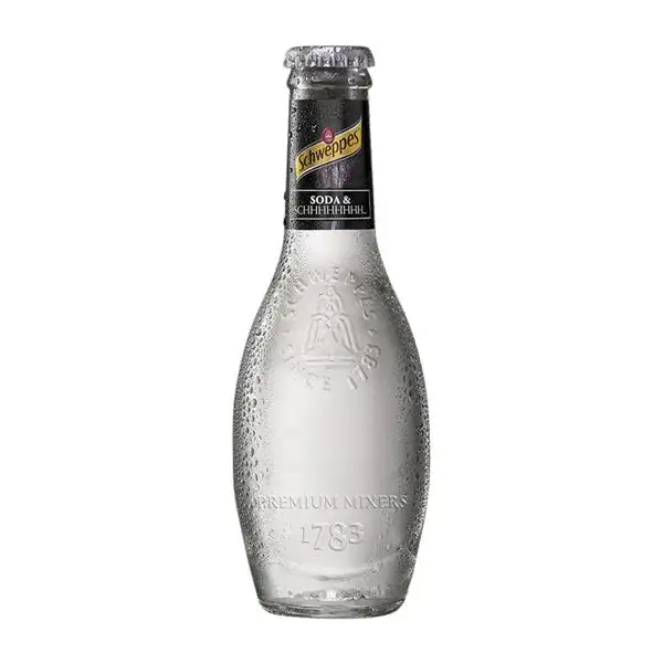 Refrescos Caja de 24 unidades Schweppes Premium Botellín 20 cl Soda