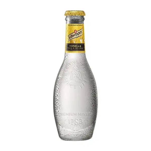 Refrescos Caja de 24 unidades Schweppes Premium, Héritage — Herencia Legado Tradicional Botellín 20 cl Lima, Tonic Water — Tónica