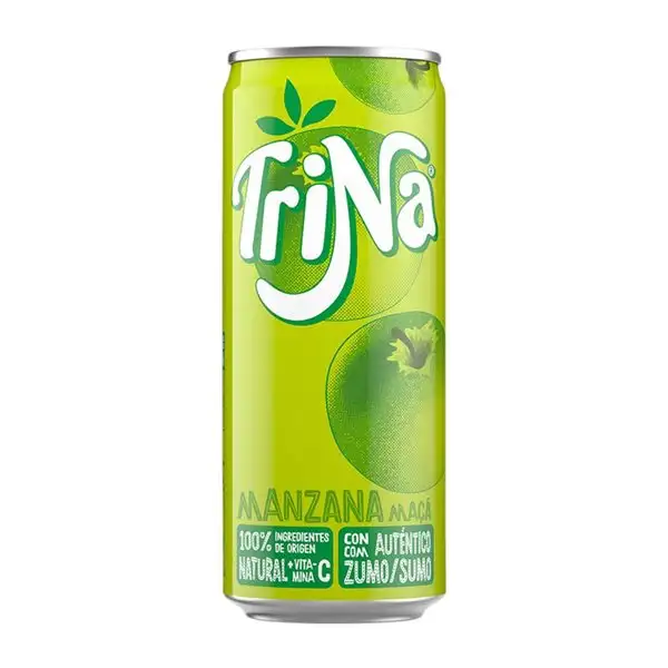 Refrescos Caja de 24 unidades Trina Lata 33 cl Manzana